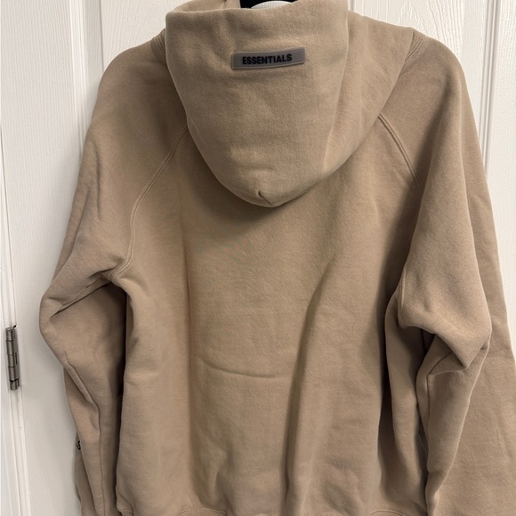 Fear of God Essentials Beige Hoodie - Picture 3 of 7